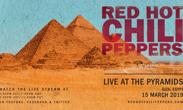 slette Formode magi Red Hot Chili Peppers to perform for 1st time in Egypt on Mar. 15 -  EgyptToday