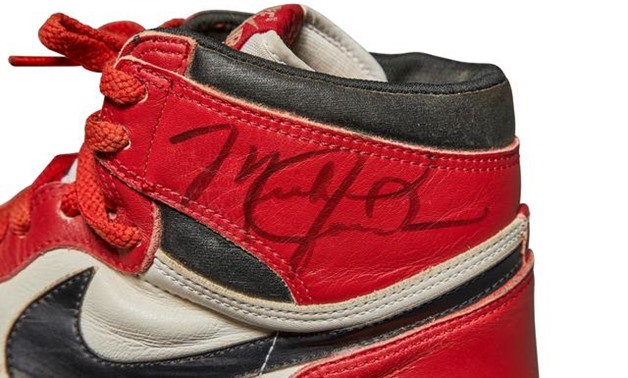 Michael Jordan's first Air Jordans up 