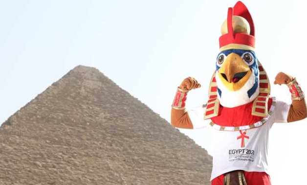 Horus, official mascot of 27th Handball World Cup Egypt ...
