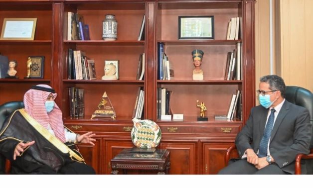 Egypts Minister Of Tourismand Antiquities Meets Saudi Minister Of Trade