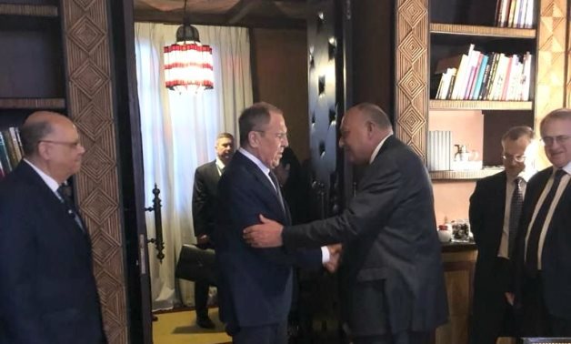 Egyptian FM meets with his Russian counterpart in Morocco