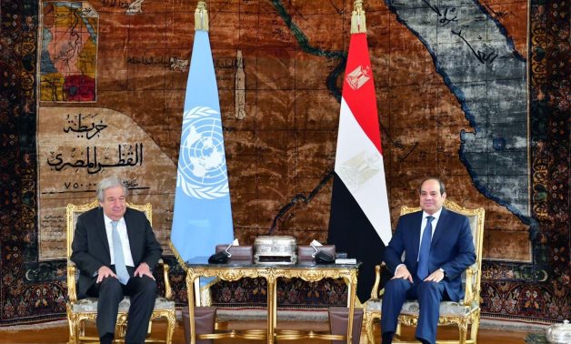 Antonio Guterres thanks Egypt for keeping Rafah Border Crossing with ...