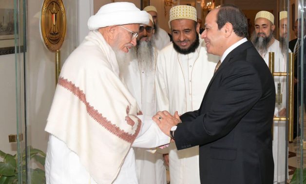 Egyptian President Sisi receives Sultan of Indian Bohra Community