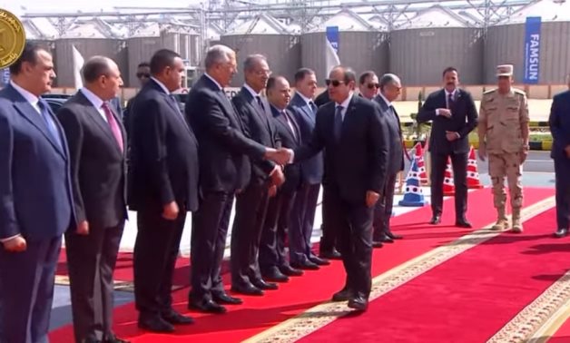 President Sisi inaugurates 1st phase of harvest season of agricultural project