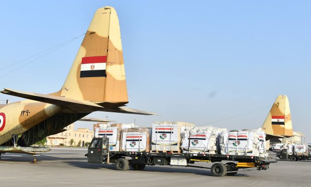 Photos: Egypt sends 100 tons of humanitarian aid to flood-affected communities in South Sudan