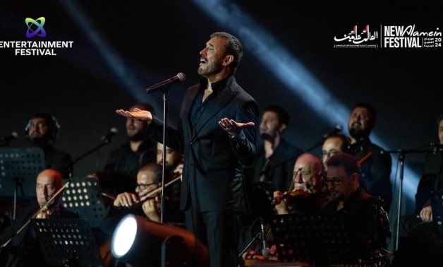 The Arab singing star - dubbed the Ceasar- Kadim Al Sahir, delivers an ...