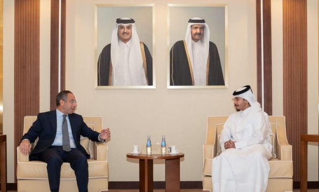 Egyptian ambassador meets with head of Qatar Fund for Development