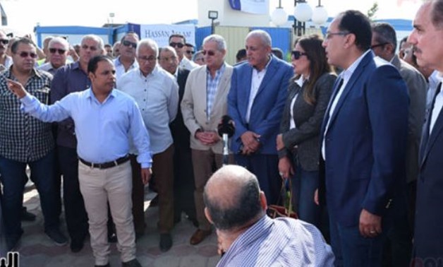 PM inspects pavilion of ACA at Sharm El Sheikh Int'l Conference Center ...